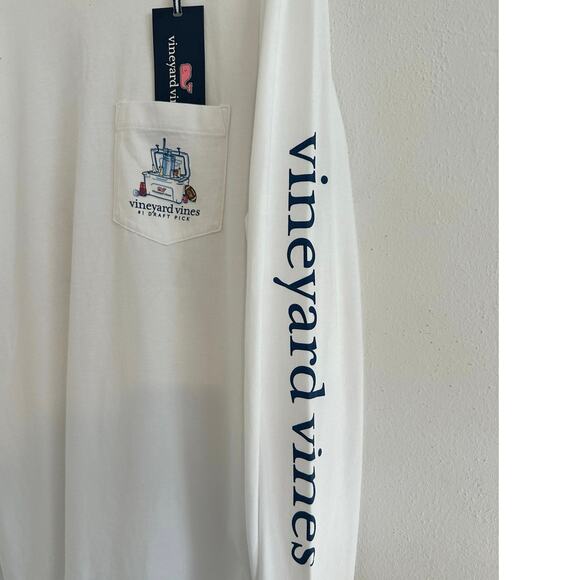 NWT Vineyard vines game-day NFL 100% cotton long sleeve clean fresh look - Picture 5 of 7